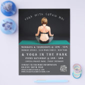 Yoga Mat, Yoga Class Advertising Flyer (Einzeln)
