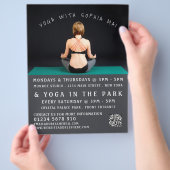 Yoga Mat, Yoga Class Advertising Flyer (Hand)