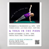 Yoga Mat, Yoga-Klassenwerbung Poster (Vorne)
