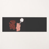 Yoga Mat - Yoga Pig Furz Yogamatte (Vorderseite (Horizontal))
