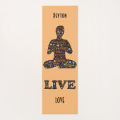 Yoga Mat Yogamatte (Rückseite)