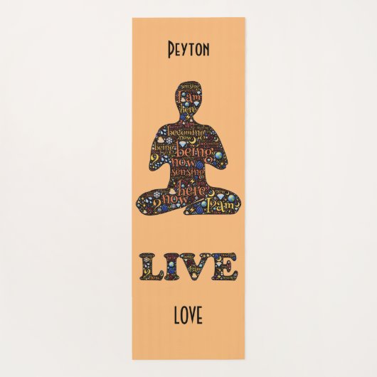 Yoga Mat Yogamatte (Rückseite)