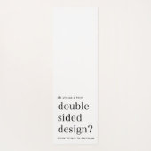 Yoga Mat Your Design Upload Yogamatte (Rückseite)