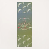 Yoga Mat zum zweiten Mal Jubiläum der Baumwolle Yogamatte (Vorderseite)