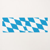 Yoga Mats mit der Flagge Bayerns Yogamatte (Rückseite (Horizontal))