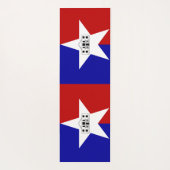 Yoga Mats mit der Flagge von San Antonio, USA Yogamatte (Rückseite)