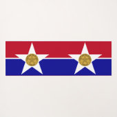 Yoga Mats mit Flagge von Dallas, USA Yogamatte (Rückseite (Horizontal))