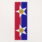 Yoga Mats mit Flagge von Dallas, USA Yogamatte (Rückseite)