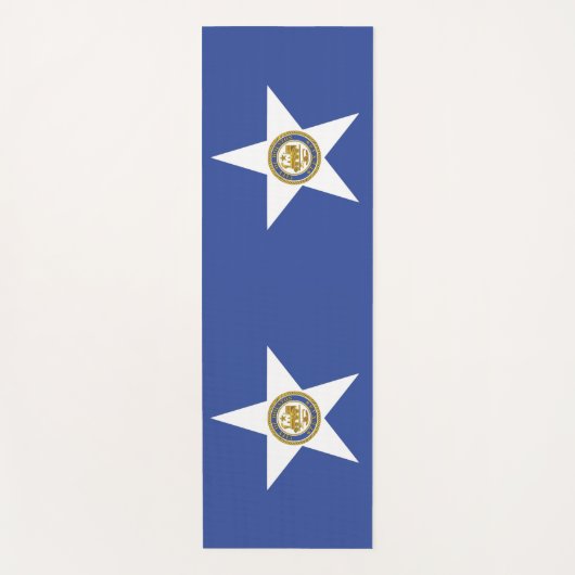 Yoga Mats mit Flagge von Houston, USA Yogamatte (Vorderseite)