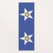 Yoga Mats mit Flagge von Houston, USA Yogamatte (Rückseite)