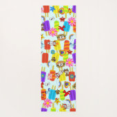 Yoga Mats Yoga Einhorn Sterne Yogamatte (Rückseite)