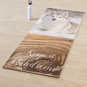 Yoga Mats Yoga Husky Behielt es Handsome Yogamatte