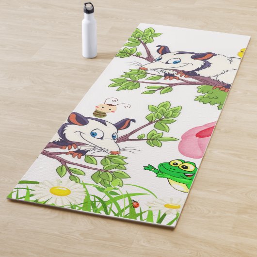 Yoga Mats Yoga Possum Frosch Floral Yogamatte (Beispiel)