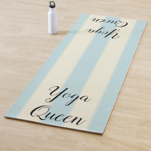 Yoga Mats Yoga Queen Blue Stripe Yogamatte