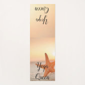 Yoga Mats Yoga Queen Starfish Sand Beach Yogamatte (Vorderseite)