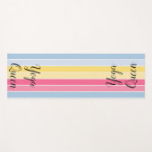 Yoga Mats Yoga Queen Stripe Yogamatte (Vorderseite (Horizontal))