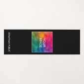 Yoga Matt Fitness Name Template Hinzufügen Bild Yogamatte (Vorderseite (Horizontal))