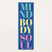 Yoga-Matte für das Soul von Mini-Körpern zum Train Yogamatte (Vorderseite)