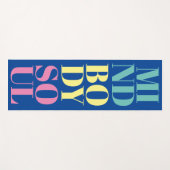 Yoga-Matte für das Soul von Mini-Körpern zum Train Yogamatte (Vorderseite (Horizontal))