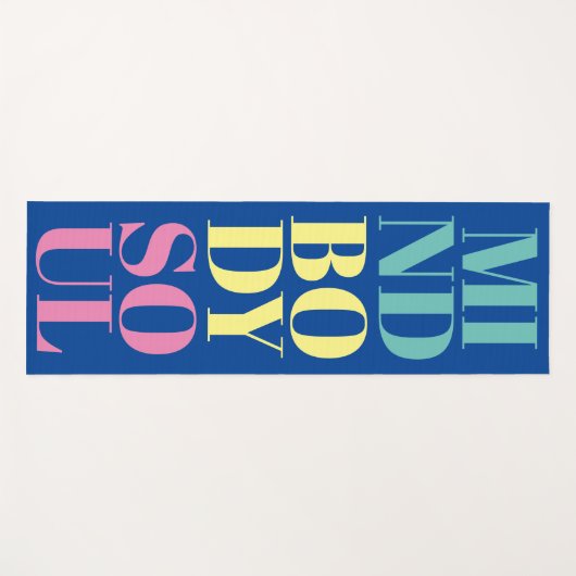 Yoga-Matte für das Soul von Mini-Körpern zum Train Yogamatte (Vorderseite (Horizontal))