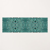 Yoga-Matte - Lotos-Blume - heilige Geometrie - Zen Yogamatte (Vorderseite (Horizontal))