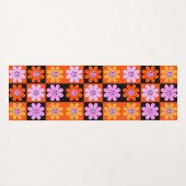 Yoga-Matte mit Kaffee-Blume. Yogamatte (Rückseite (Horizontal))