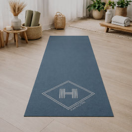 Yoga-Matte | Modernes geometrisches Monogramm Anfa Yogamatte