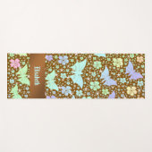 Yoga, Matte, Muster, farbig, Sport, Spiel, Gold, Yogamatte (Vorderseite (Horizontal))