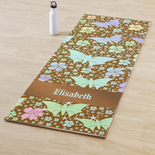 Yoga, Matte, Muster, farbig, Sport, Spiel, Gold, Yogamatte (Beispiel)