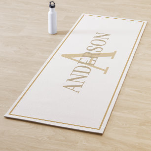 Yoga-Matte - Personalisierter Anfangsbuchstabe Nam Yogamatte