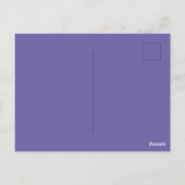 Yoga-Matte Postkarte (Rückseite)
