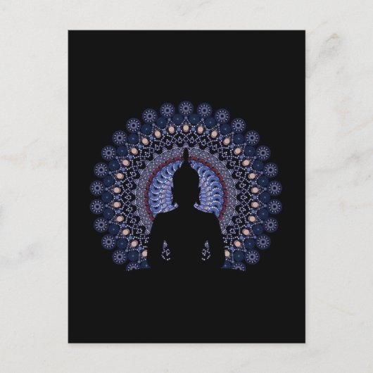 Yoga-Matte Postkarte (Vorderseite)