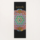 Yoga-Matte "Samadhi" (Acrylmalerei) Yogamatte (Rückseite)
