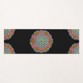 Yoga-Matte "Samadhi" (Acrylmalerei) Yogamatte (Vorderseite (Horizontal))