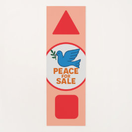 Yoga-Matte, Yoga-Matte mit Friedensdesign Yogamatte