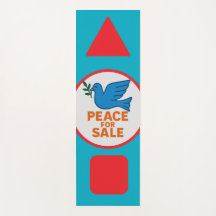 Yoga-Matte, Yoga-Matte mit Friedensdesign