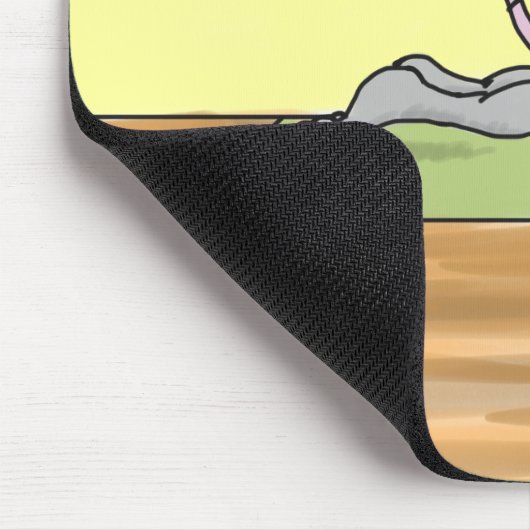 Yoga-Mausunterlage Mousepad (Ecke)