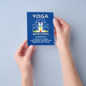 Yoga Mediation Flyer (Gruppe)