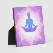 Yoga Mediation Fotoplatte (Vorderseite)