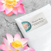 Yoga Mediation Instructor Adressaufkleber