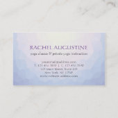 Yoga Mediation Instructor Class Pass Loyalty Card Treuekarte (Rückseite)