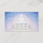 Yoga Mediation Instructor Class Pass Loyalty Card Treuekarte (Vorderseite)