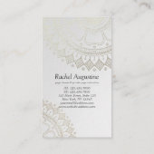 Yoga Mediation Instructor Class Pass Loyalty Card Treuekarte (Rückseite)