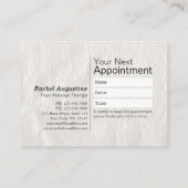 Yoga Mediation Instructor Class Pass Loyalty Card Treuekarte (Rückseite)