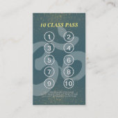 Yoga Mediation Instructor Class Pass Loyalty Card Treuekarte (Vorderseite)