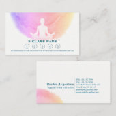 Yoga Mediation Instructor Class Pass Loyalty Card Treuekarte (Vorne/Hinten)