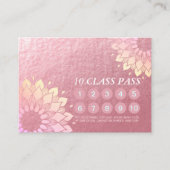 Yoga Mediation Instructor Class Pass Loyalty Card Treuekarte (Vorderseite)