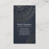 Yoga Mediation Instructor Class Pass Loyalty Card Treuekarte (Rückseite)