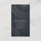 Yoga Mediation Instructor Class Pass Loyalty Card Treuekarte (Rückseite)