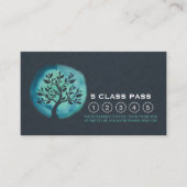 Yoga Mediation Instructor Class Pass Loyalty Card Treuekarte (Vorderseite)